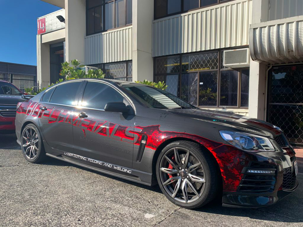 Holden HSV GTS Image showing one of Hi-Tech Metal's delivery vehicles - the Holden HSV GTS.